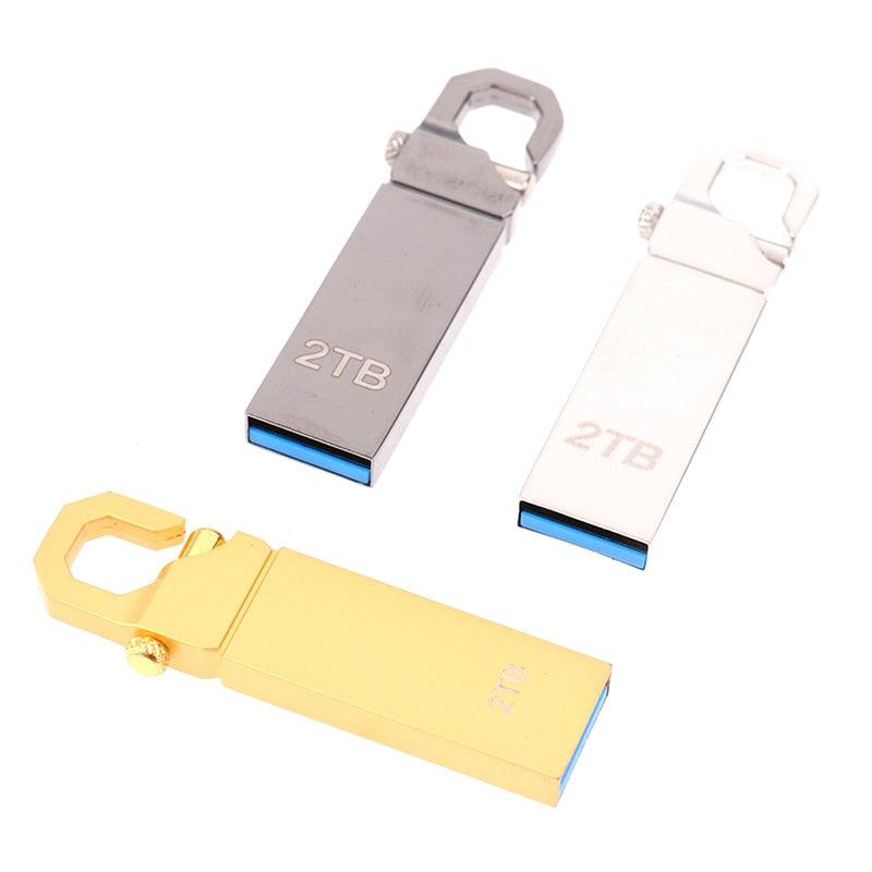 Clé USB Flash haute vitesse 32 Go-2 To USB 3.0 Clé USB double micro-USB pour ordinateur portable PC Ordinateur Audio de voiture Clé USB Disque Stockage externe Clé USB Porte-clés de voiture