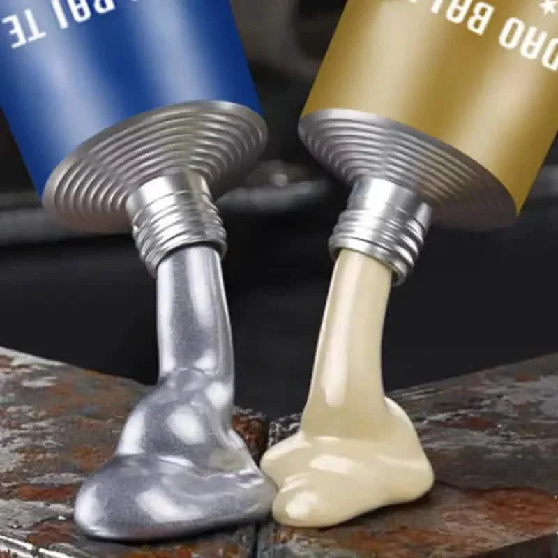 Adhésif époxy de réparation haute résistance pour métaux 20g Mastic étanche pour plastique, pierre, plâtre et métaux