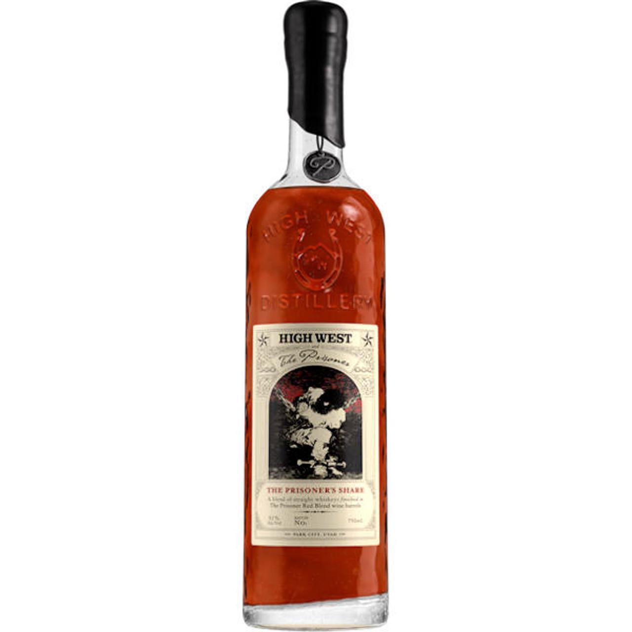 High West Distillery - Whisky « The Prisoner's Share » vieilli en fûts de vin rouge The Prisoner (750 ml)