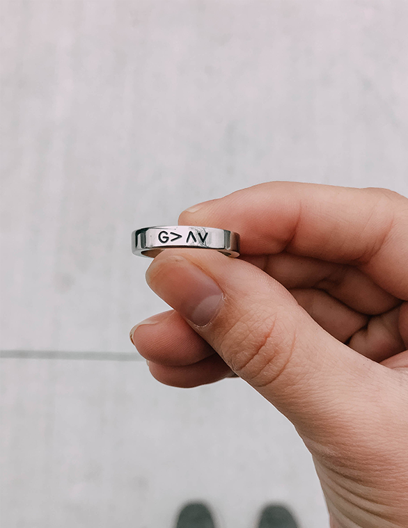 Bague des hauts et des bas