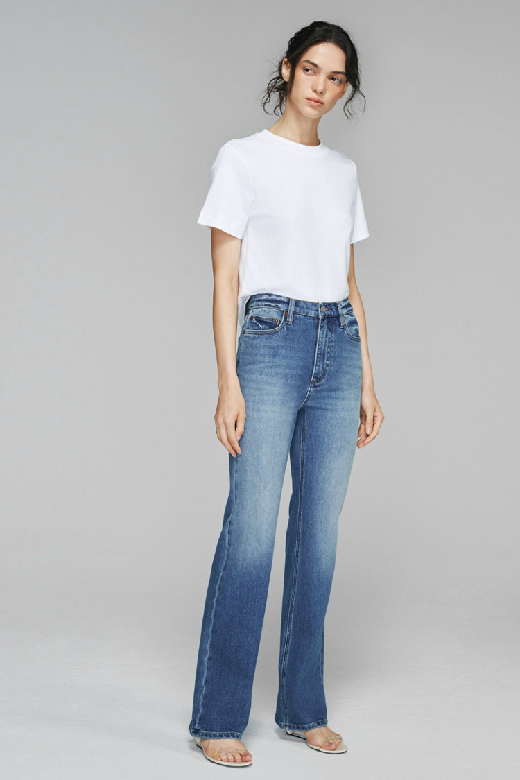 Jean Bootcut Taille Haute Barbara HJ004