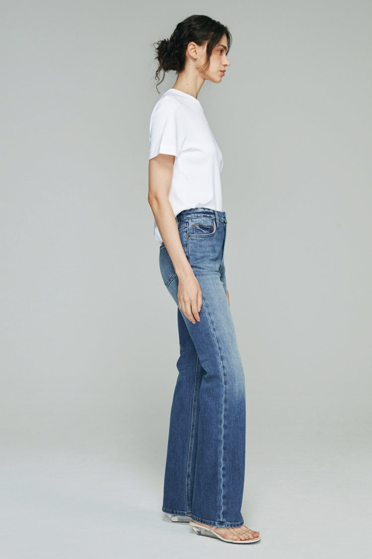 Jean Bootcut Taille Haute Barbara HJ004