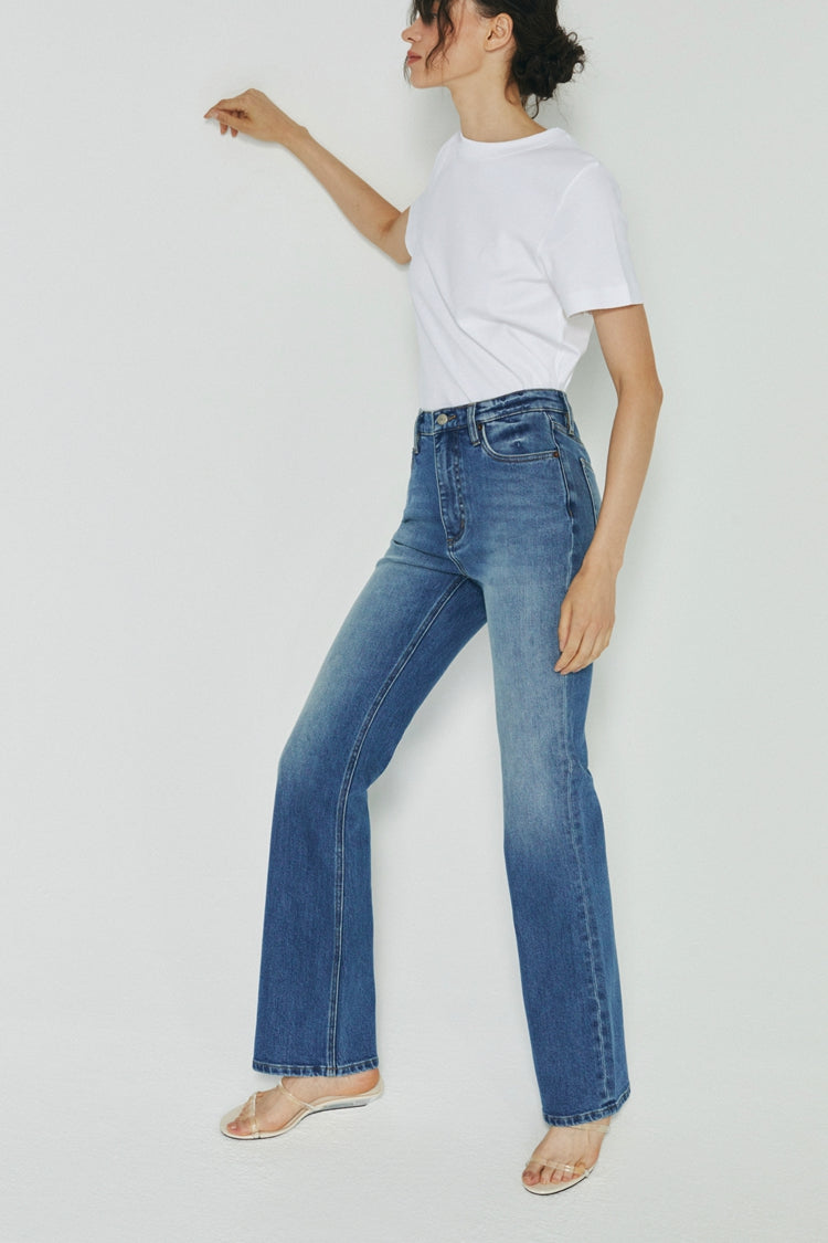 Jean Bootcut Taille Haute Barbara HJ004