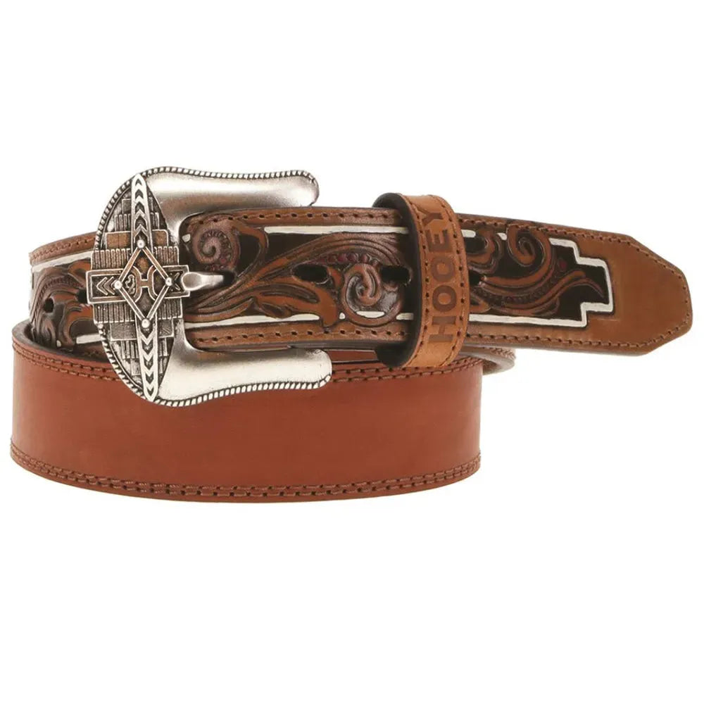 HOOey Maverick Classic - Ceinture en cuir pour hommes