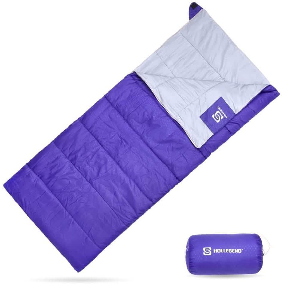 Sac de couchage HOLLEGEND léger et portable, en forme d'enveloppe