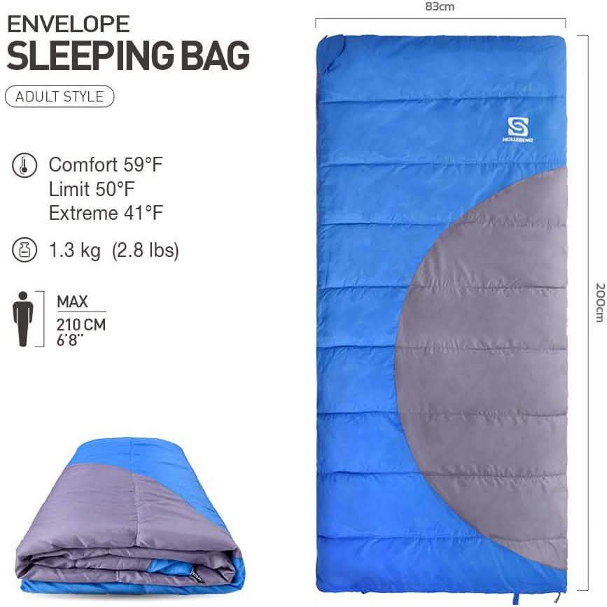 HOLLEGEND Sac de couchage - Enveloppe léger portable