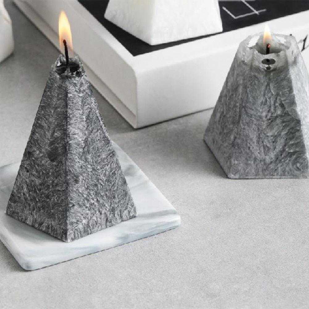 Bougies décoratives parfumées pour la maison, bougies parfumées en forme d'iceberg 3D, bougies parfumées pour la pièce, parfum intense, soulagement du stress, cadeau pour femmes pour un anniversaire, aromathérapie, décoration d'intérieur