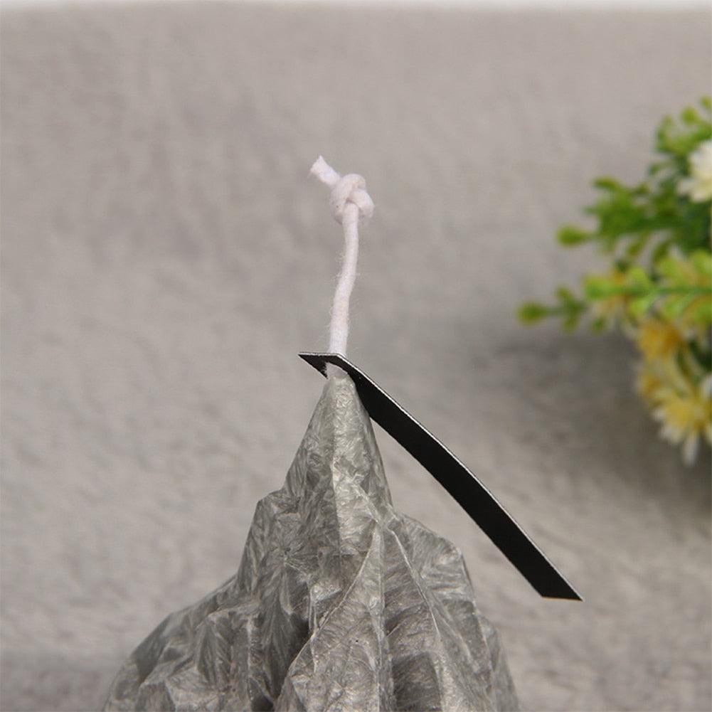 Bougies décoratives parfumées pour la maison, bougies parfumées en forme d'iceberg 3D, bougies parfumées pour la pièce, parfum intense, soulagement du stress, cadeau pour femmes pour un anniversaire, aromathérapie, décoration d'intérieur