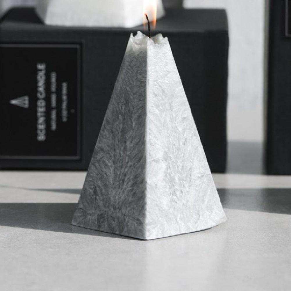 Bougies décoratives parfumées pour la maison, bougies parfumées en forme d'iceberg 3D, bougies parfumées pour la pièce, parfum intense, soulagement du stress, cadeau pour femmes pour un anniversaire, aromathérapie, décoration d'intérieur