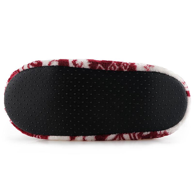Chaussons d'intérieur pour femmes, chaussures de sol d'hiver, motif élan de Noël, chaussettes d'intérieur chaudes en fourrure, pantoufles en peluche, chaussettes pour femmes, bottes pantoufles douillettes pour femmes