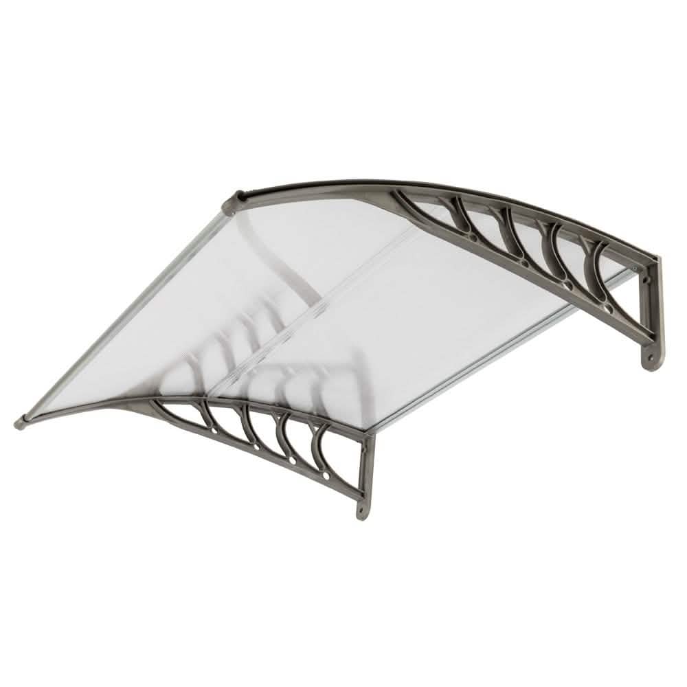 Auvent de porte-fenêtre en polycarbonate Hommoo 40"x 40"
