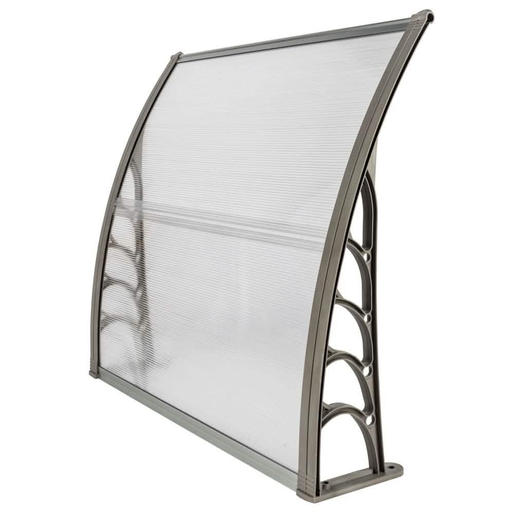 Auvent de porte-fenêtre en polycarbonate Hommoo 40"x 40"