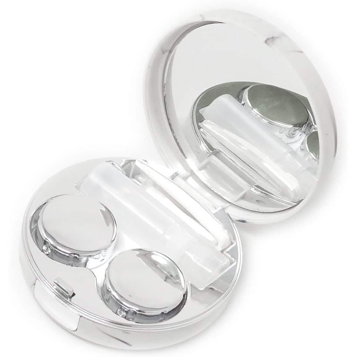 Étui à Lentilles de Contact Honbay en Marbre Tendance avec Miroir