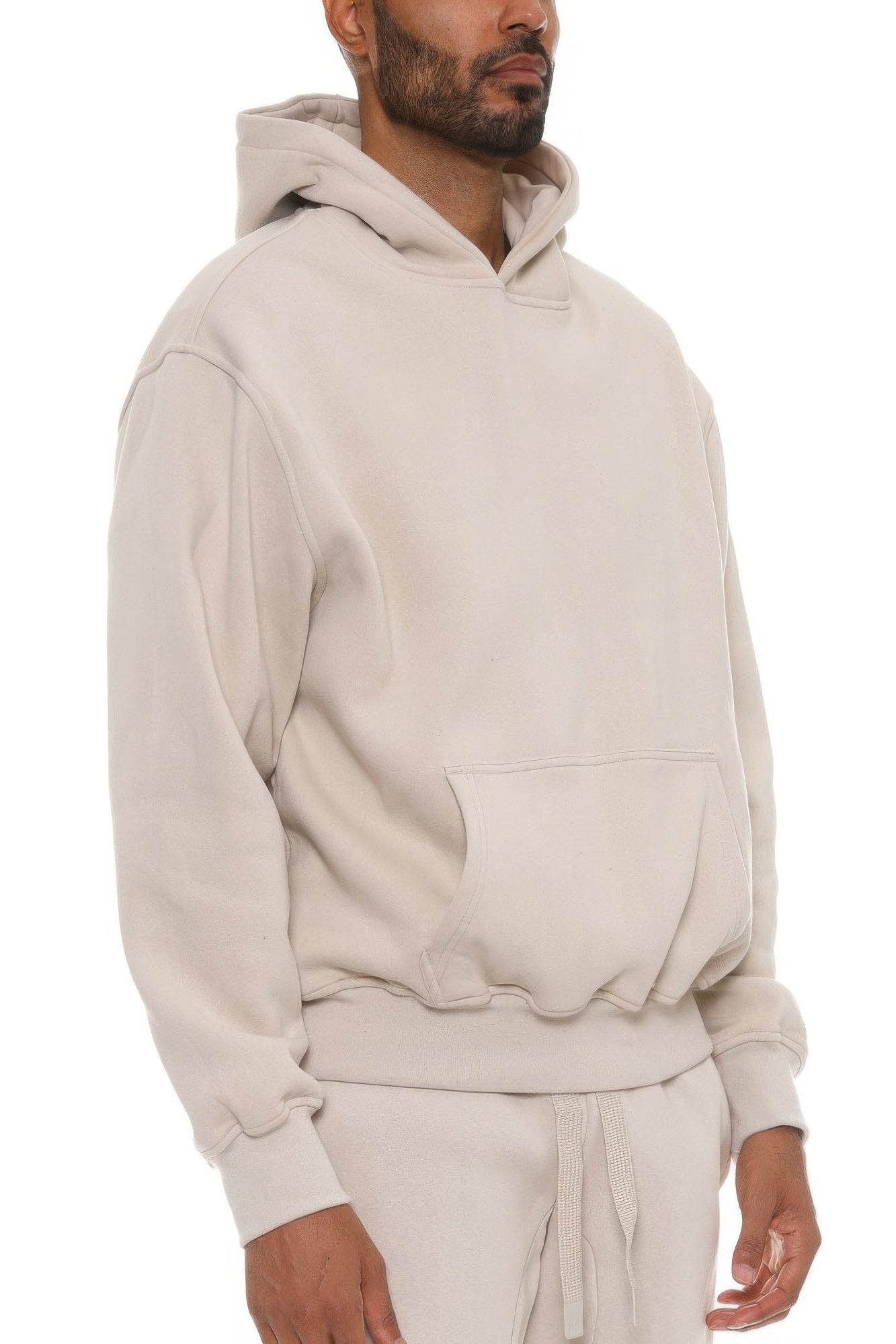 Sweat à capuche homme en mélange de coton de première qualité