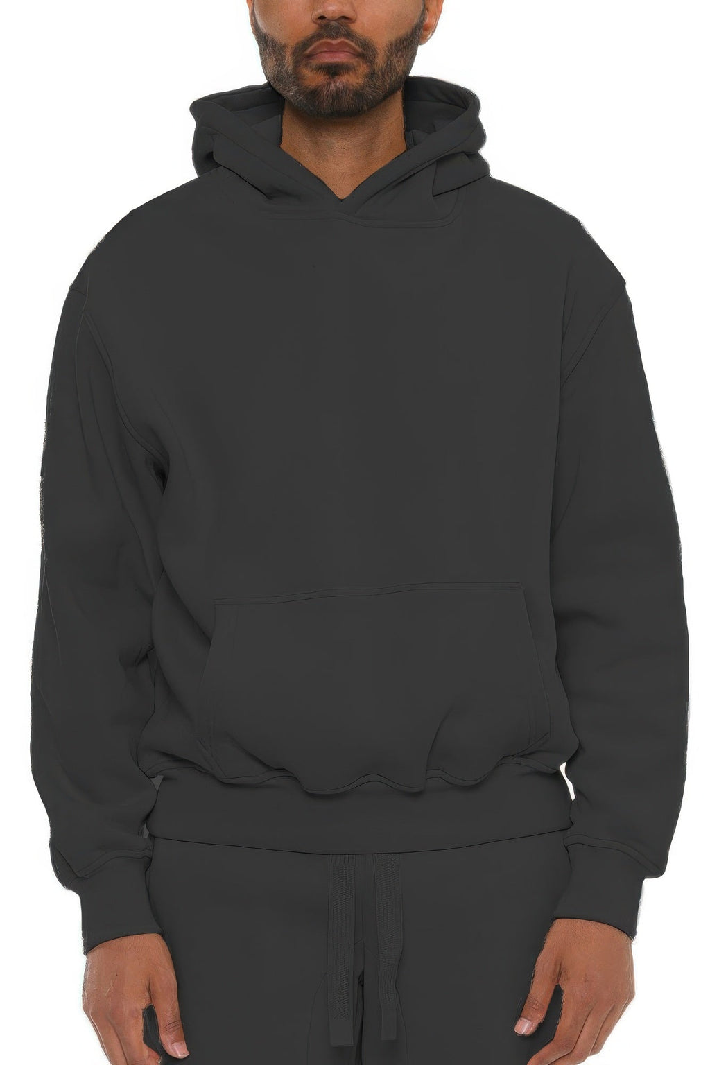 Sweat à capuche homme en mélange de coton de première qualité