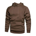 Sweatshirts à Capuche Homme Couleur Unie Hoodie Hip Hop Streetwear Vêtement d'Extérieur Automne Hiver Manches Longues Mode Hiver Épais Polaire Sweatshirt Homme Hip Hop Manches Longues Pullover Hoodies Homme Automne Couleur Unie Hoodie