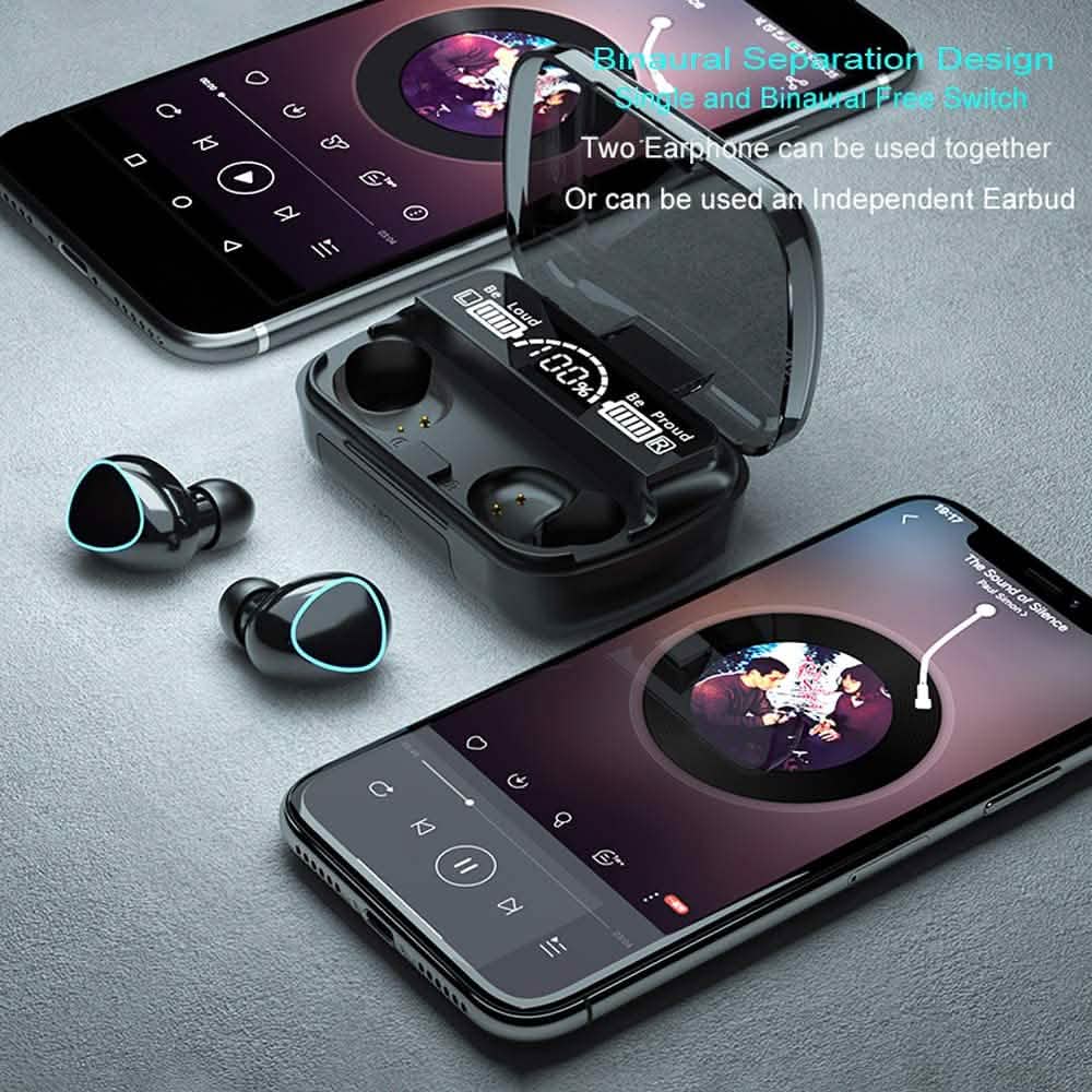 Écouteurs Bluetooth 5.1 Hornorm, Casque Bluetooth à Appairage Automatique