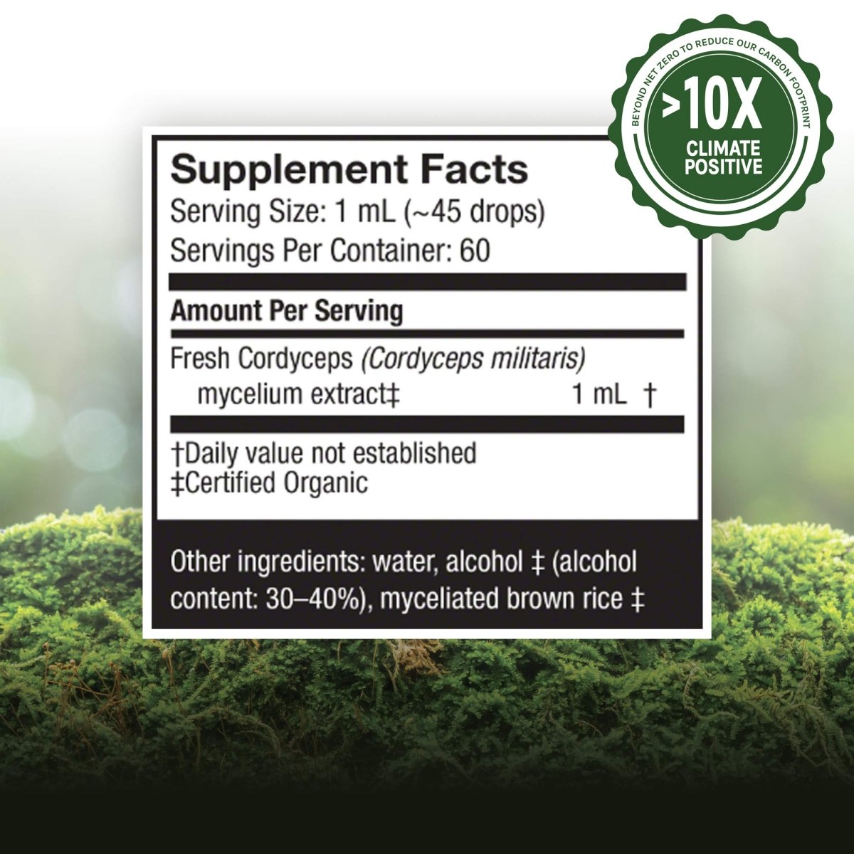 Extrait de Cordyceps Host Defense 59 ml