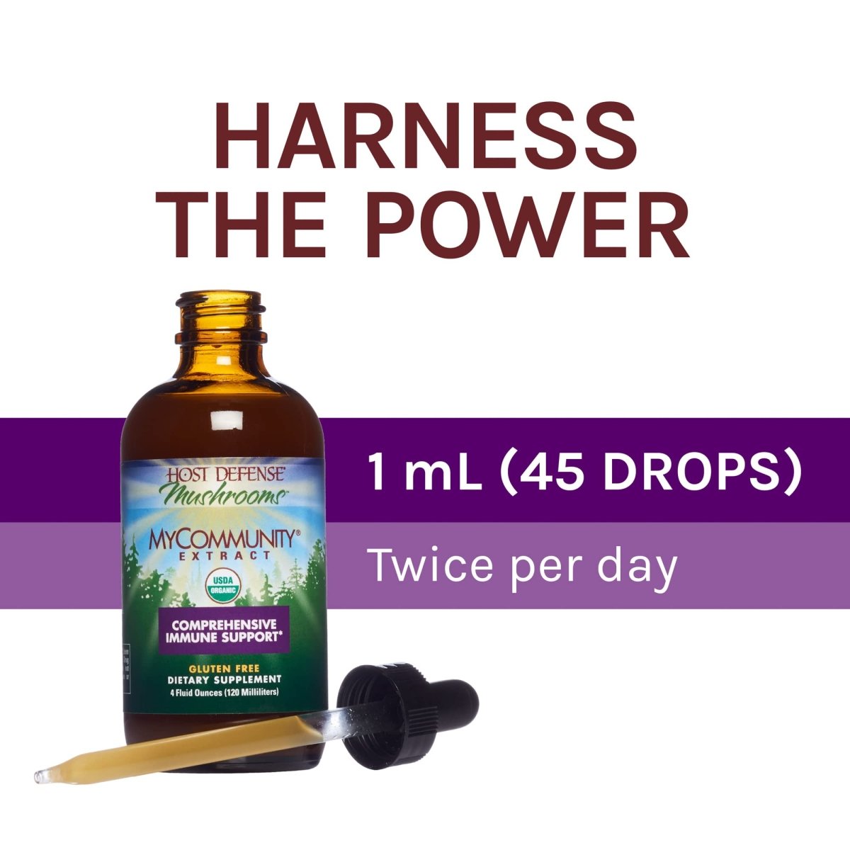 Host Defense Extrait Mycommunity 4 oz