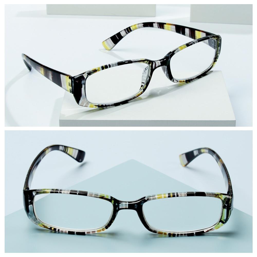 Lunettes de lecture unisexes chaudes, monture imprimée, verres presbytes, loupe rétro, lunettes de vue de dioptrie, soins de la vue et charnière à ressort, lecteurs confortables, lecteurs solaires en plastique