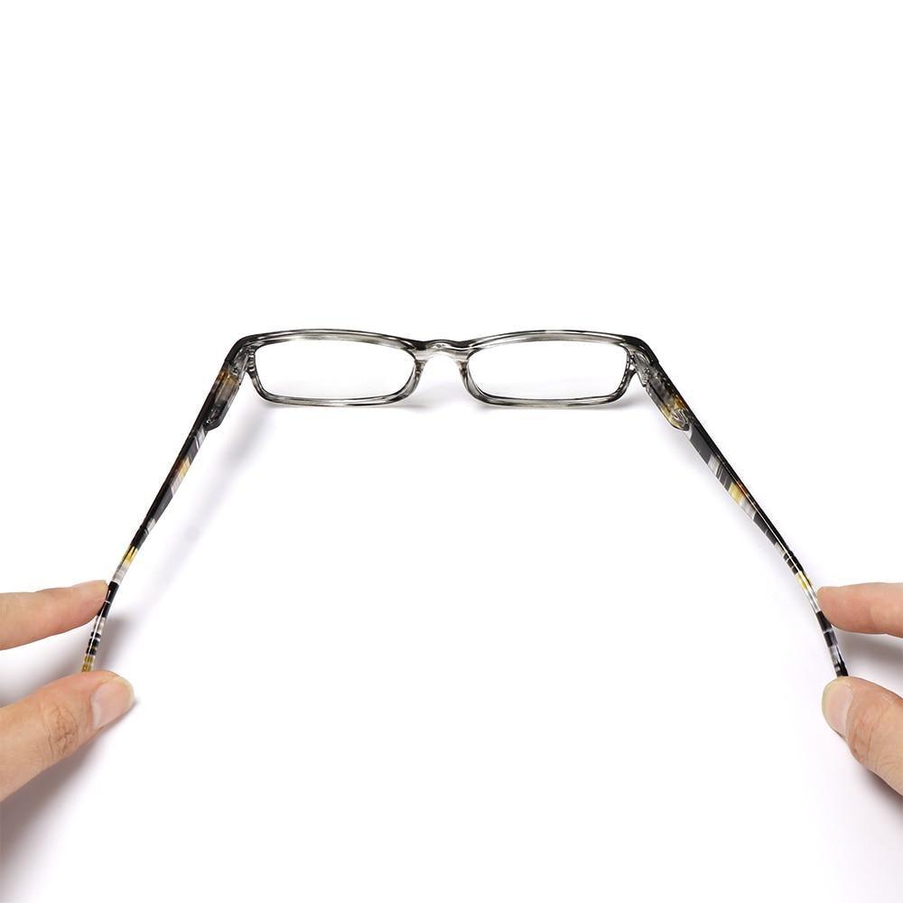 Lunettes de lecture unisexes chaudes, monture imprimée, verres presbytes, loupe rétro, lunettes de vue de dioptrie, soins de la vue et charnière à ressort, lecteurs confortables, lecteurs solaires en plastique