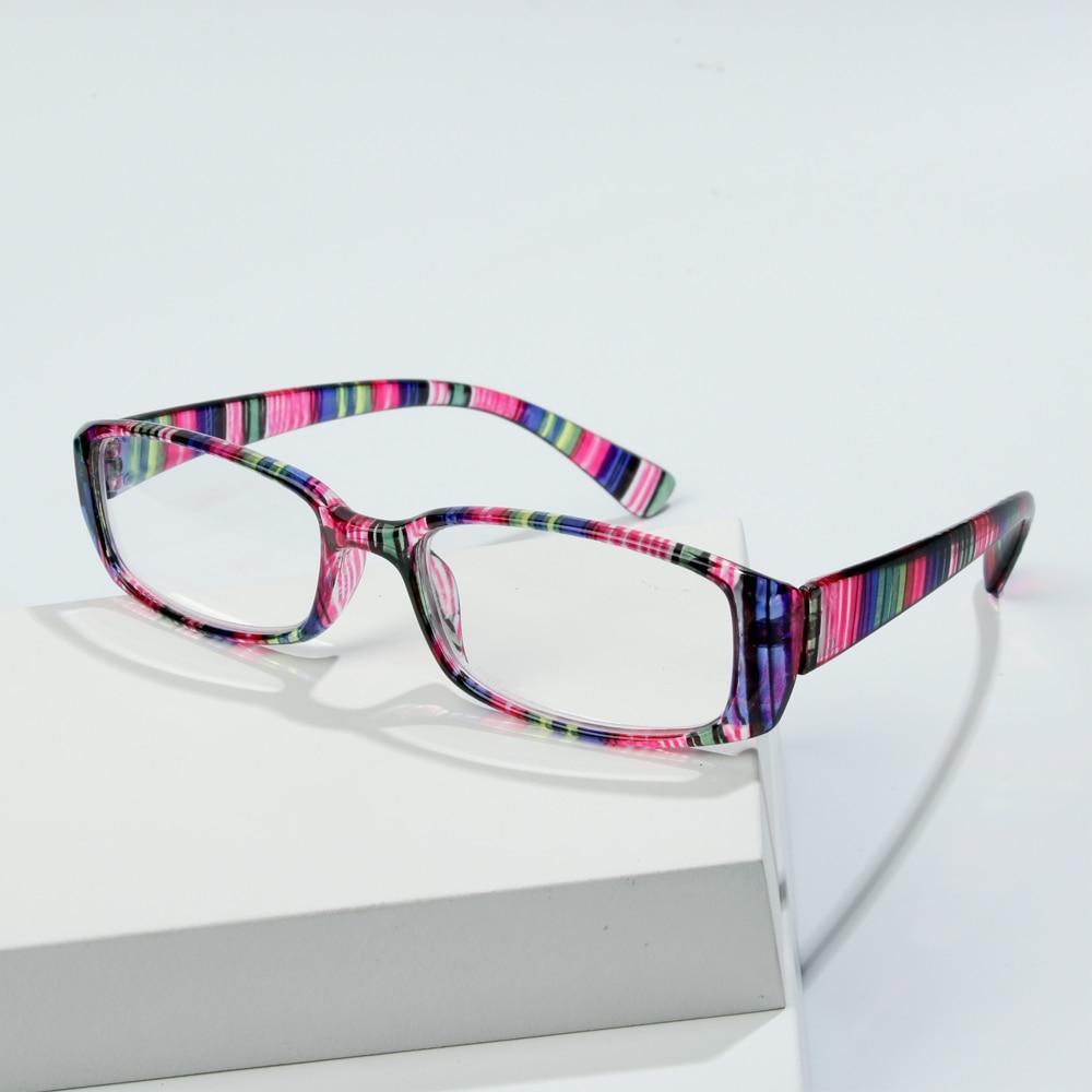 Lunettes de lecture unisexes chaudes, monture imprimée, verres presbytes, loupe rétro, lunettes de vue de dioptrie, soins de la vue et charnière à ressort, lecteurs confortables, lecteurs solaires en plastique