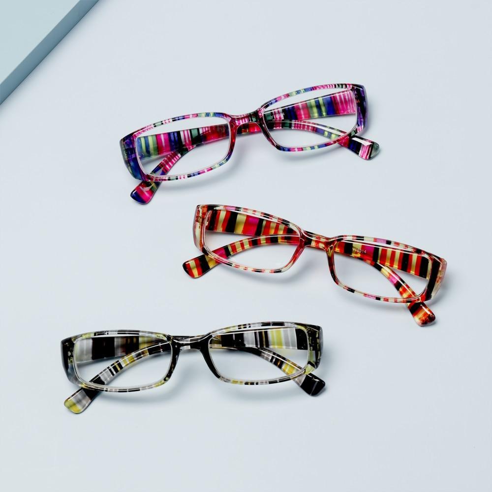 Lunettes de lecture unisexes chaudes, monture imprimée, verres presbytes, loupe rétro, lunettes de vue de dioptrie, soins de la vue et charnière à ressort, lecteurs confortables, lecteurs solaires en plastique
