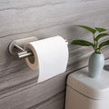 Support de rouleau de papier toilette adhésif pour la maison, support de papier toilette mural en acier inoxydable pour salle de bain, porte-papier toilette autocollant, support de rouleau de papier toilette mural pour salle de bain
