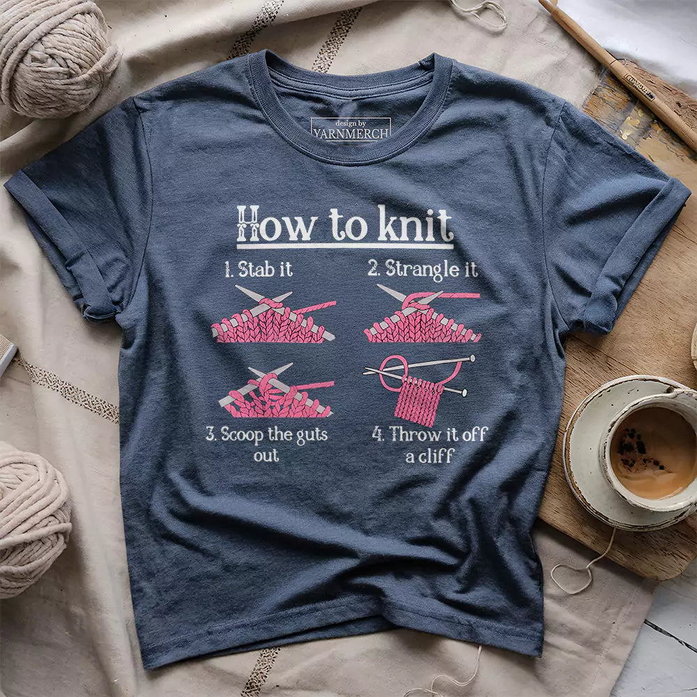 Comment tricoter un T-shirt