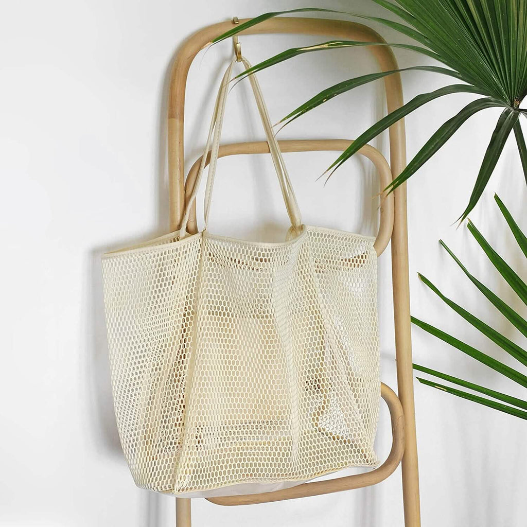 HOXIS Sac à Bandoulière en Maille de Plage pour Femme