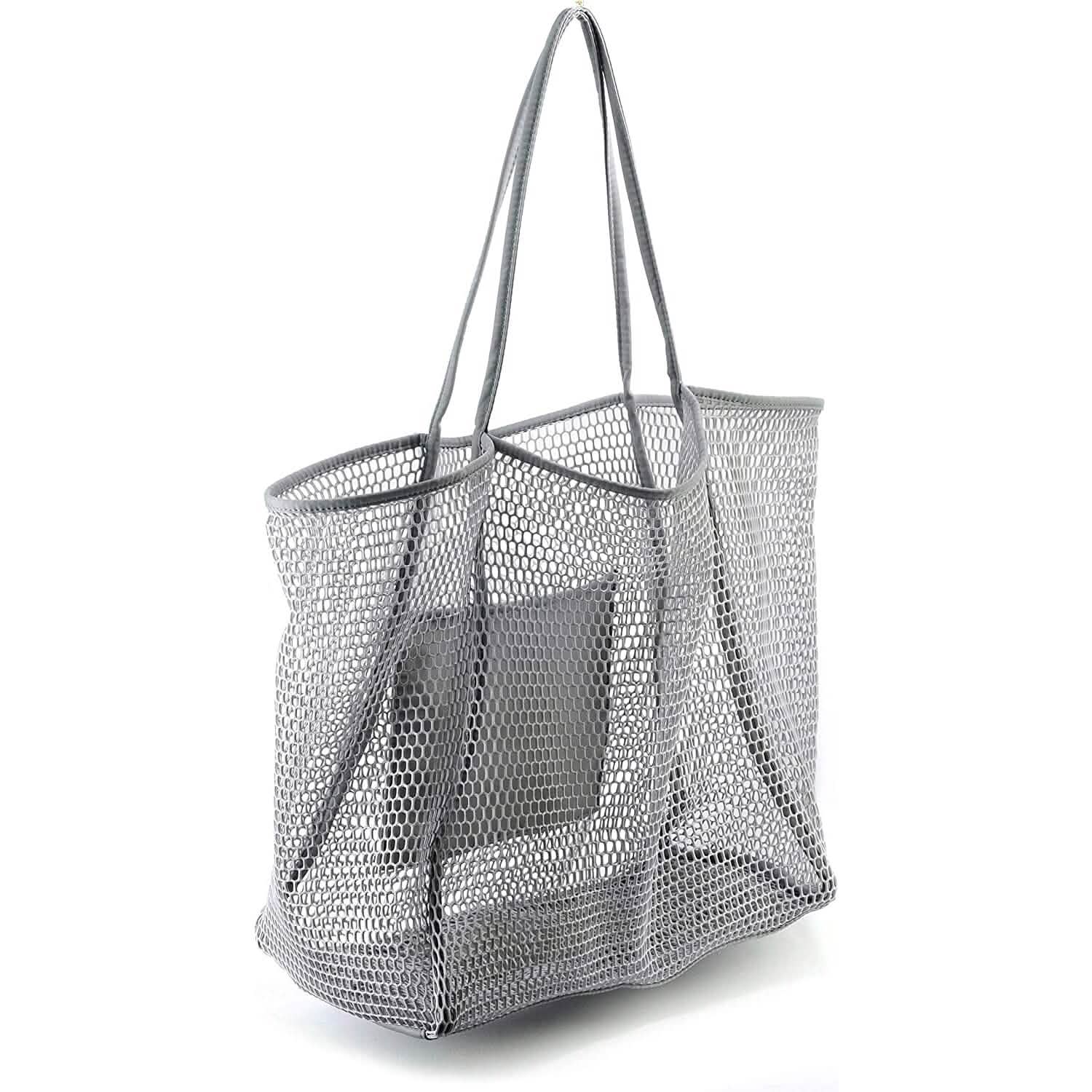 HOXIS Sac à Bandoulière en Maille de Plage pour Femme