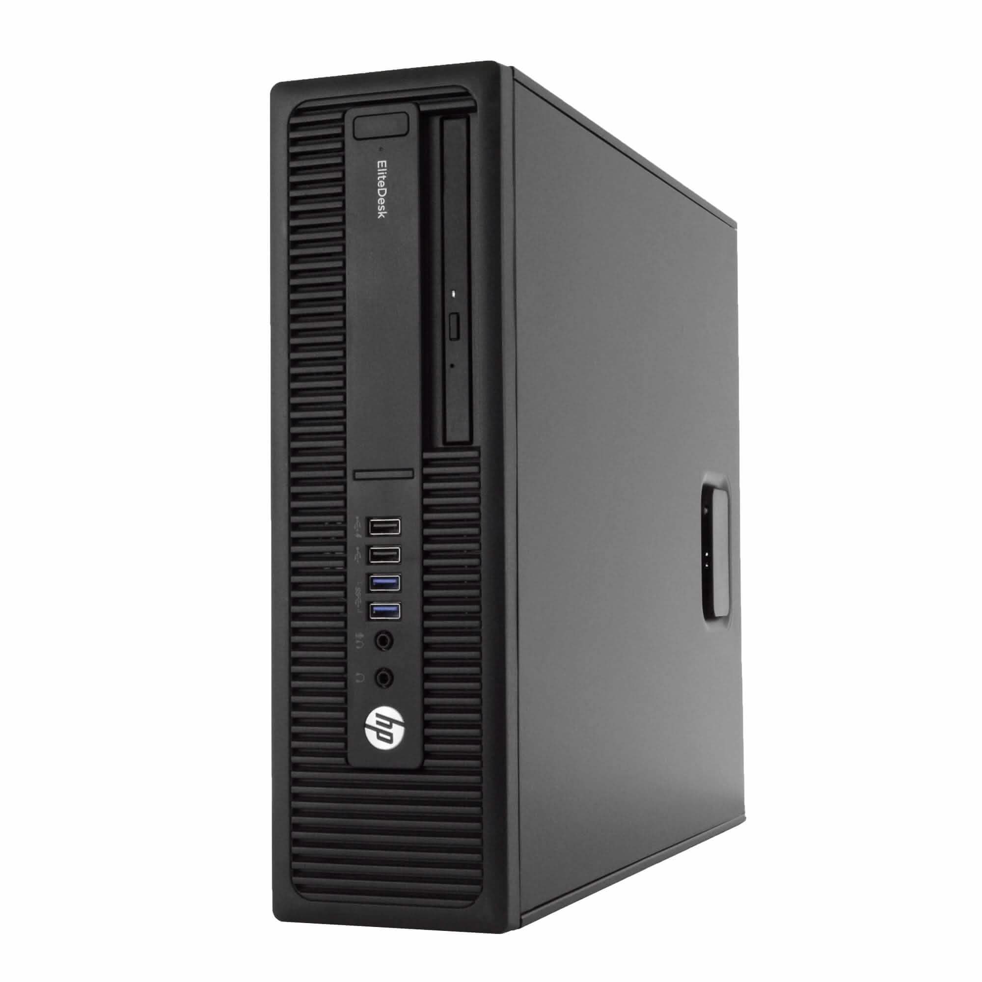 Ordinateur de bureau HP EliteDesk 800 G2, Intel i5 Quad Core Gen 6 3,20 GHz (reconditionné)