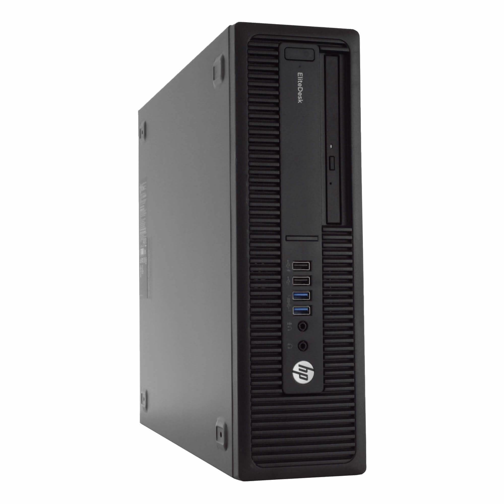 Ordinateur de bureau HP EliteDesk 800 G2, Intel i5 Quad Core Gen 6 3,20 GHz (reconditionné)