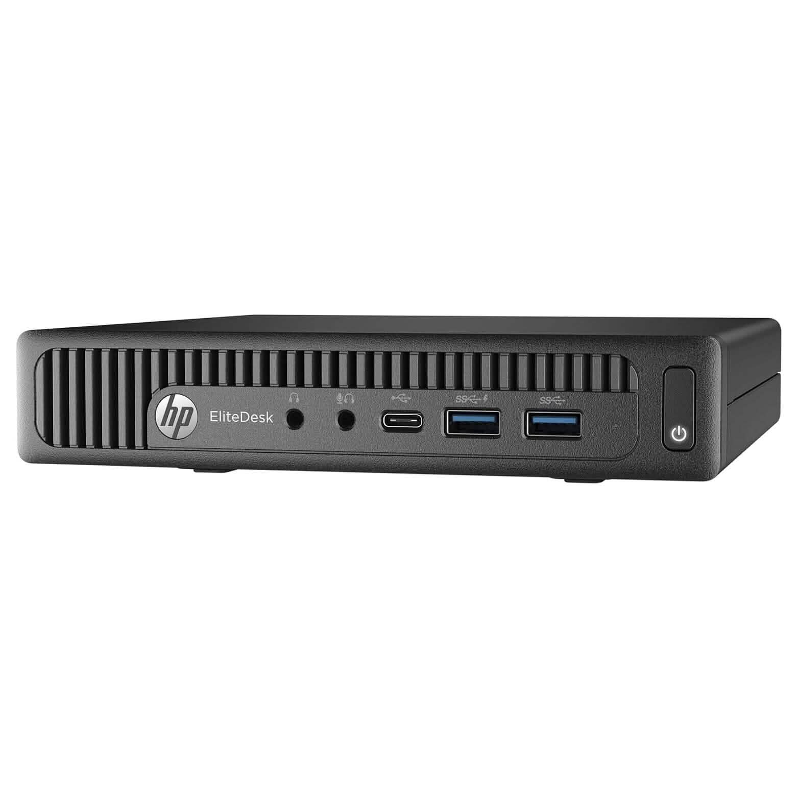 HP EliteDesk 800 G2 Mini PC de bureau i5-6500T 8 Go 500 Go Quad 2,9 GHz Windows 10 (reconditionné)