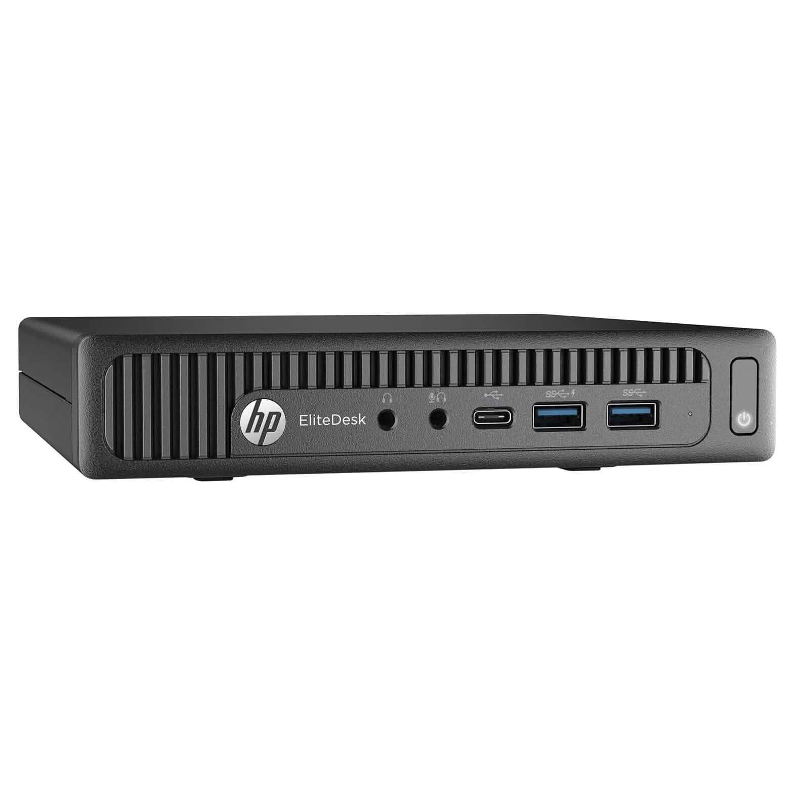 HP EliteDesk 800 G2 Mini PC de bureau i5-6500T 8 Go 500 Go Quad 2,9 GHz Windows 10 (reconditionné)