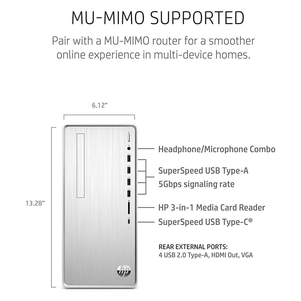 HP Pavilion TP01-2019 Desktop Mini Tour (Reconditionné)