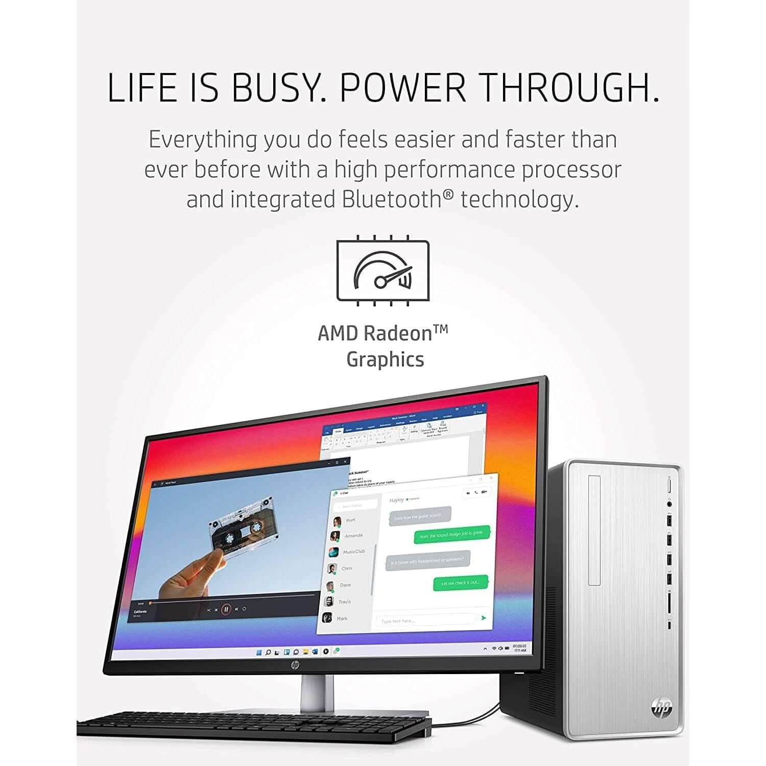 HP Pavilion TP01-2019 Desktop Mini Tour (Reconditionné)