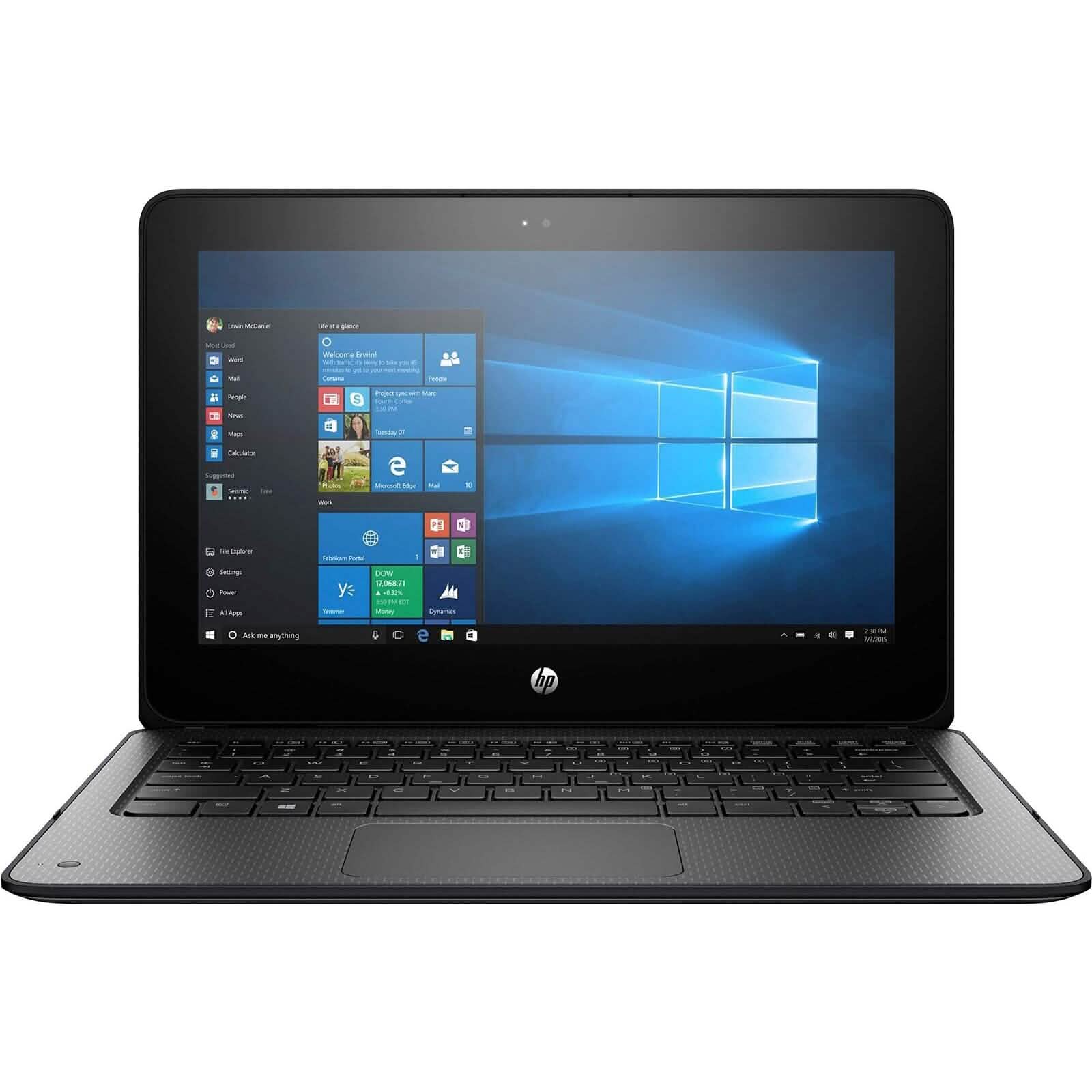 Ordinateur portable HP ProBook X360 11 G1 EE 2QU86UT Intel Celeron N3450 4 Go de RAM 64 Go eMMC (Reconditionné)