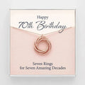 Cadeau pour son 70e anniversaire, Cadeau d'anniversaire pour maman, 70e anniversaire de mamie