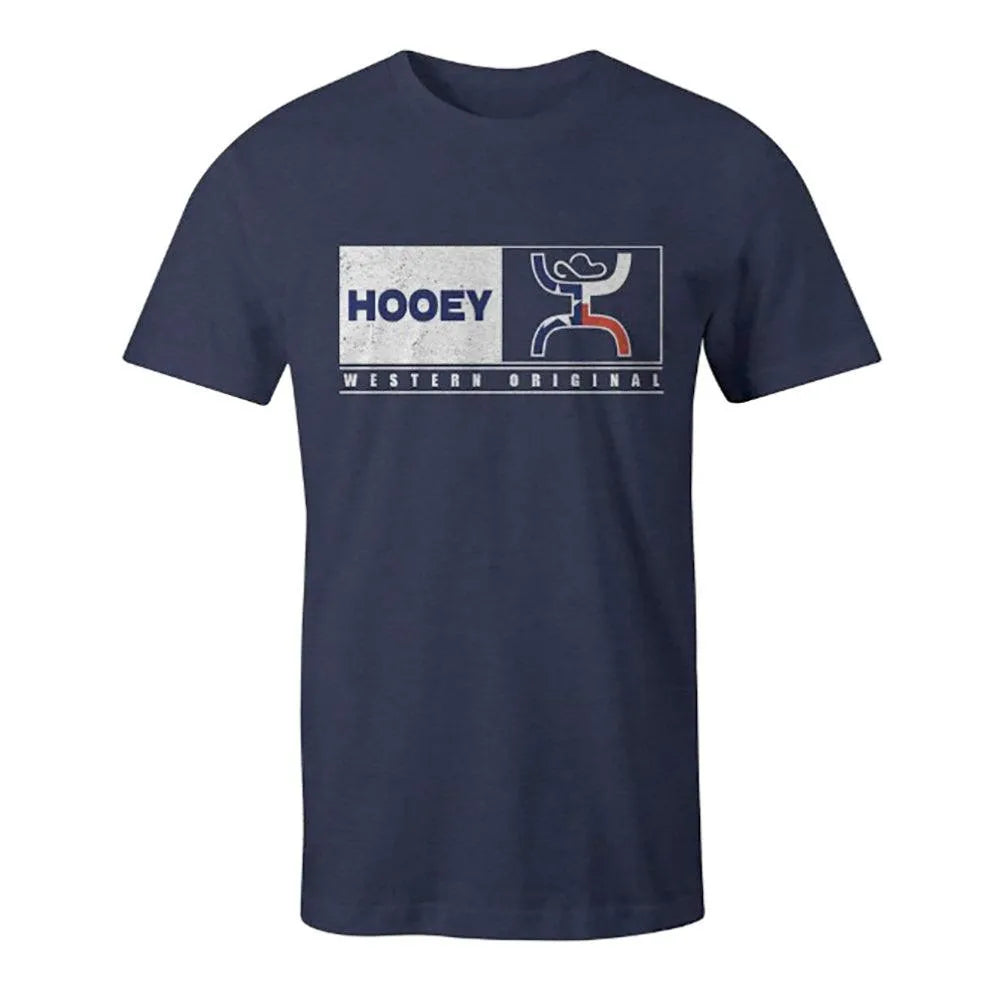 T-shirt ras du cou HOOey Match ( Bleu marine ) - Homme