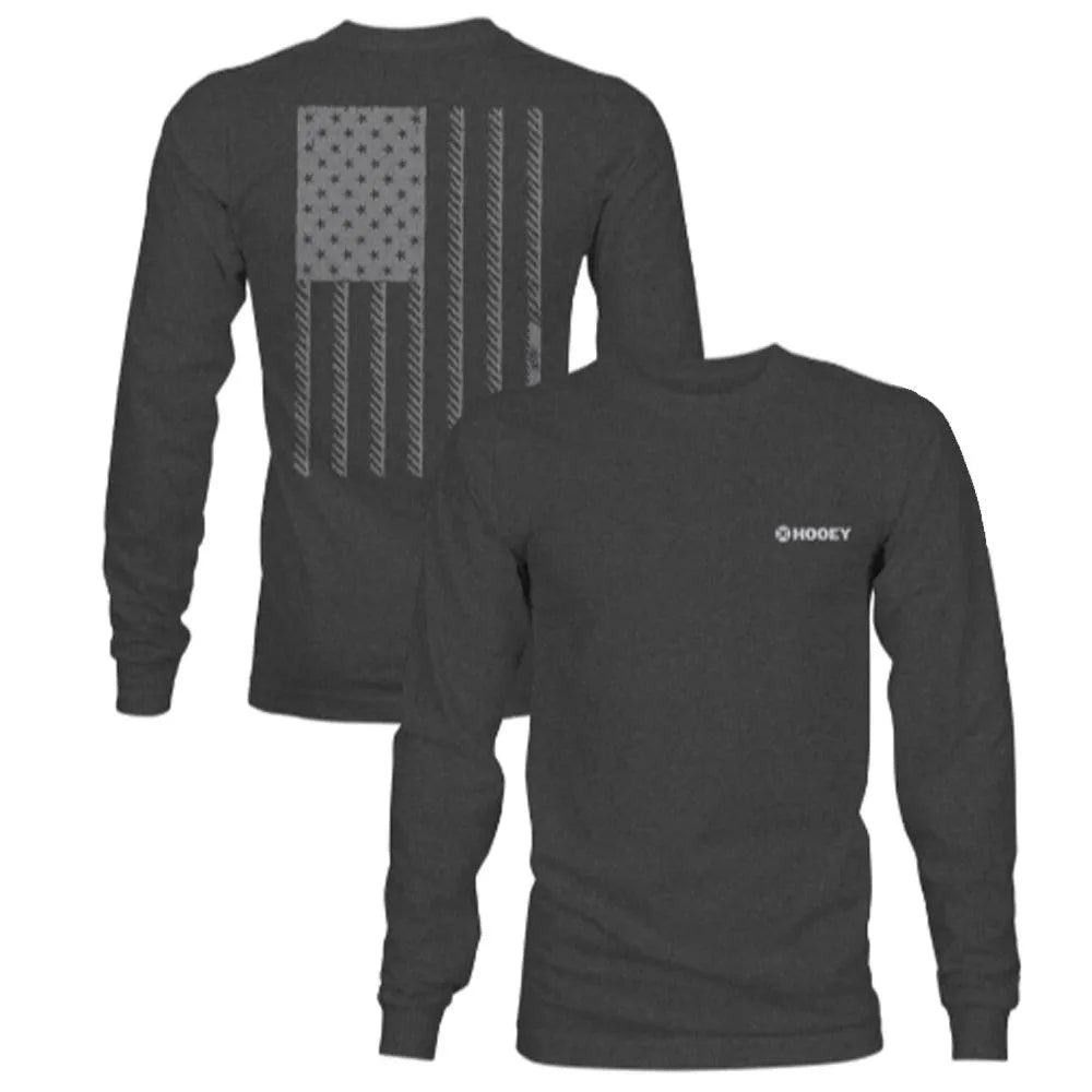 T-shirt à manches longues HOOey Liberty Roper (Charbon) pour homme