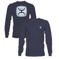 HOOey Zenith ( Marine chiné ) - Tee-shirt à manches longues pour homme