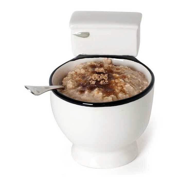 Mug cuvette de toilettes humoristique