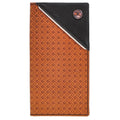 Portefeuille de rodéo HOOey All Over Hands-Up Basketweave avec coin noir (beige) pour homme