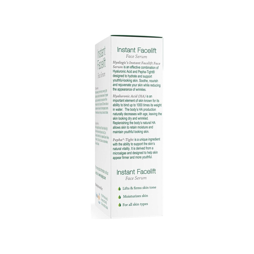 Hyalogic - Sérum instantané pour le visage avec acide hyaluronique et Pepha-Tight - 30 ml