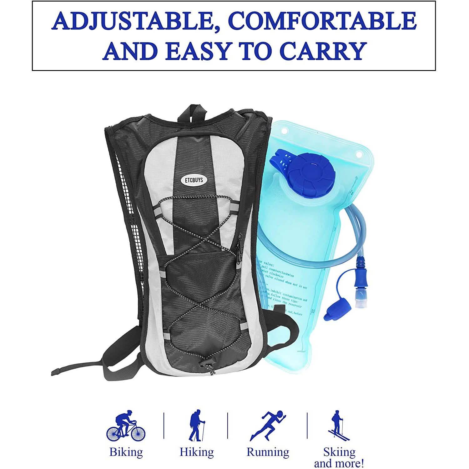 Sac à dos d'hydratation - Poche à eau isotherme