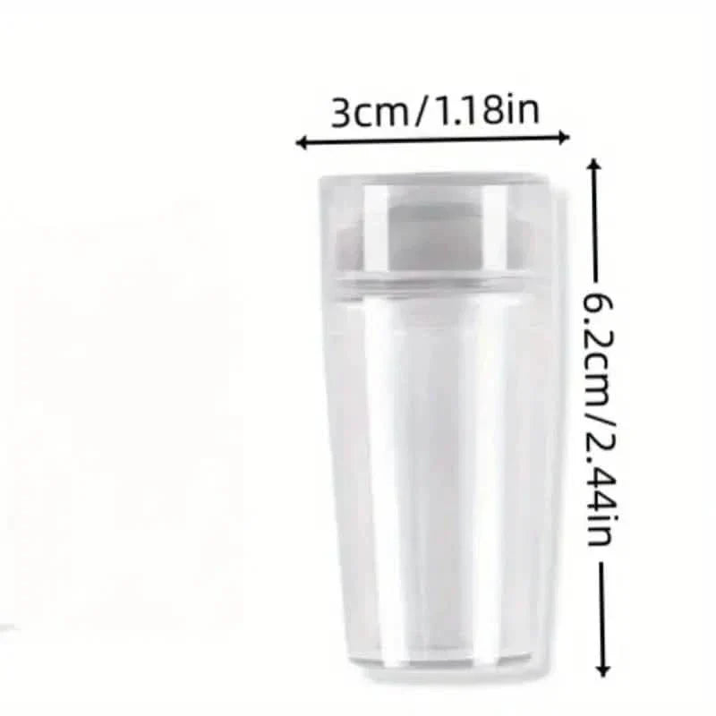 Kit tampon et racloir à ongles en silicone hypoallergénique pour plaque d'estampage French Manucure