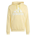 Sweat à capuche en molleton avec grand logo Essentials pour homme adidas - Jaune