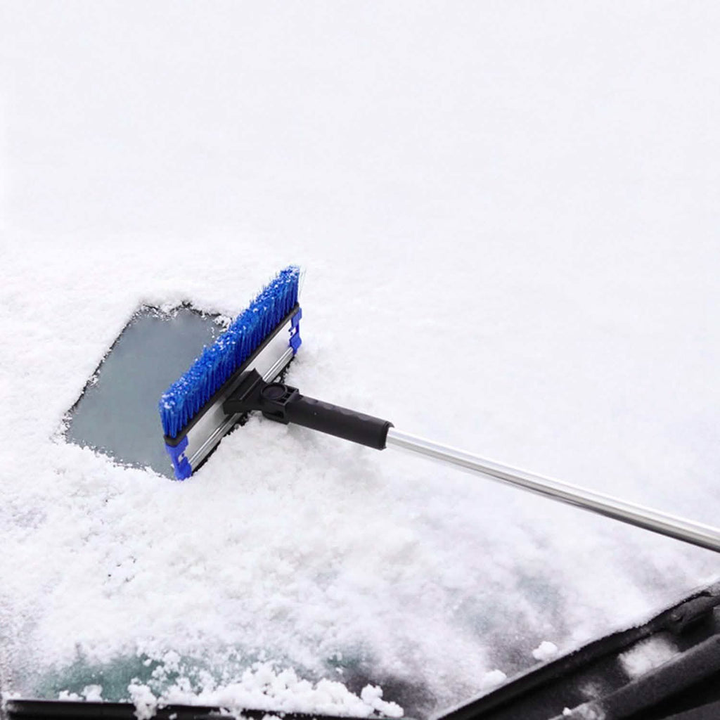 Grattoir à glace et raclette à neige télescopique extensible