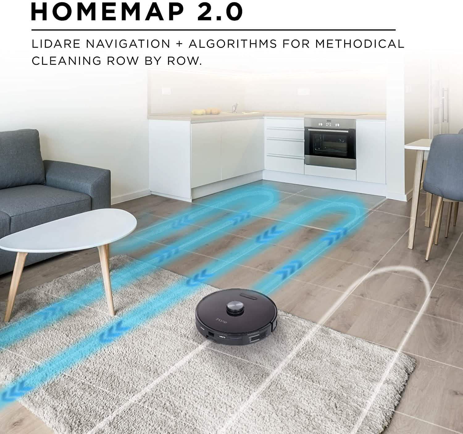 Aspirateur robot laveur iHome AutoVac Nova à vidange automatique
